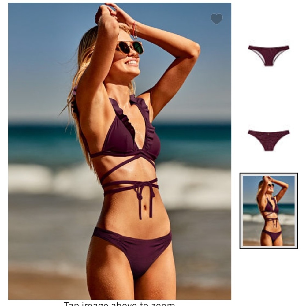 Ruched Front Itsy Victoria Secret Bottoms Only Med